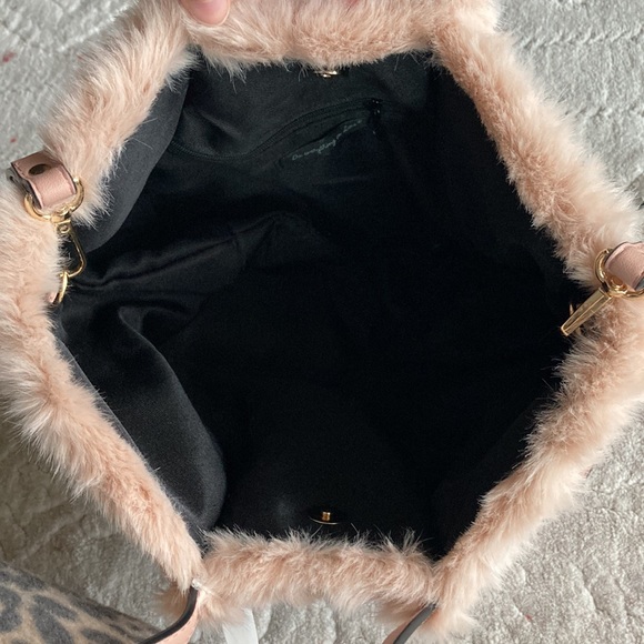 Pink Fluffy Luca and Grae by Aspyn Ovard Purse - Picture 2 of 3